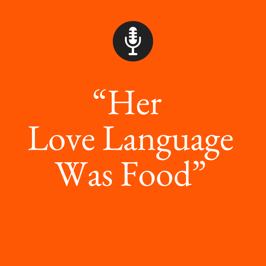 her love language was food (1)